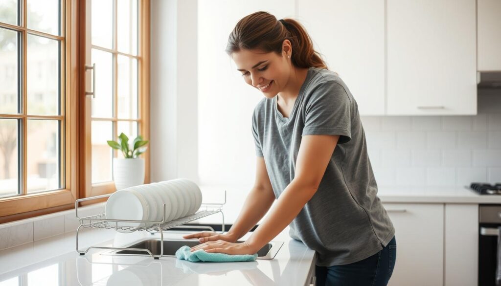 daily cleaning routine