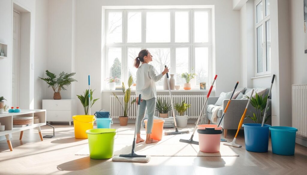 home cleaning routine